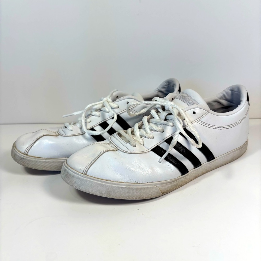 Adidas 3 stripe sneakers Sz 9.5